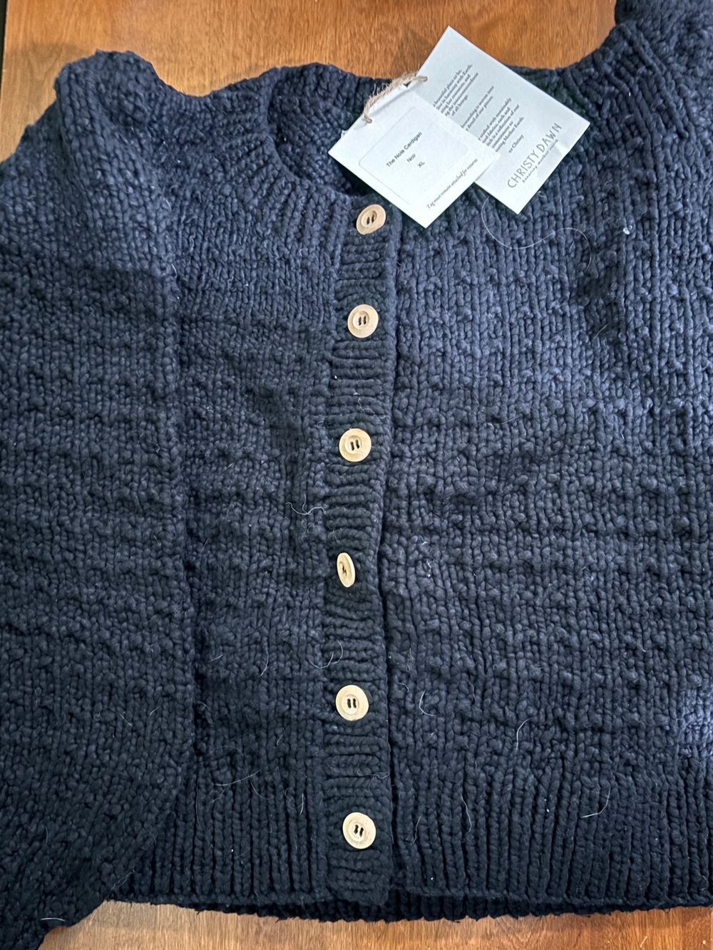 Christy Dawn NWT Black Nola Cardigan in XL